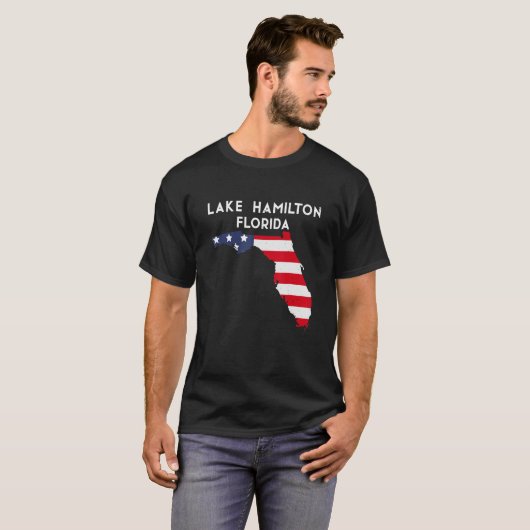 Lake Hamilton Florida USA Staat America Travel Flo T-Shirt (Vorne ganz)