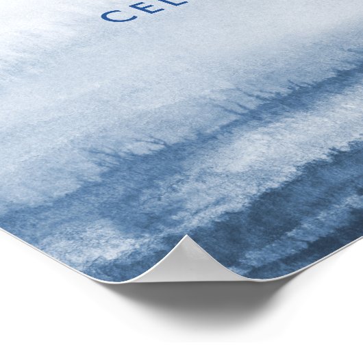 Lake Harbour Fog | BRAUTPARTY | Begrüßungszeichen Poster (Ecke)