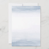 Lake Harbour Fog | Einladung zur Brautdusche (Rückseite)