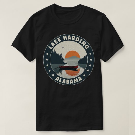 Lake Harding Alabama Sunset TShirt (Design vorne)