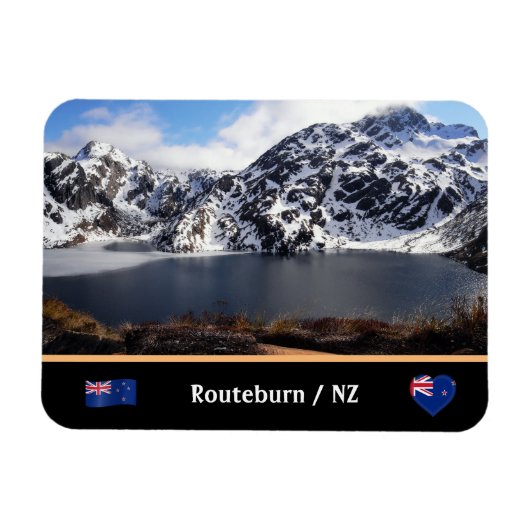 Lake Haris & Routeburn track / New Zealand Magnet (Horizontal)