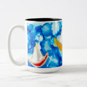 Lake Harriet Sails Lovitude Soul Malerei Tasse (Links)