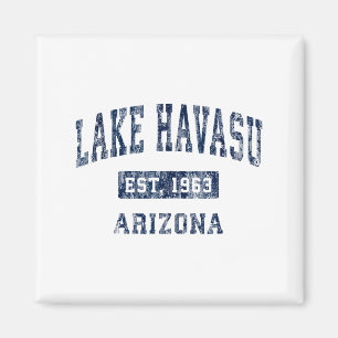 Lake Havasu Arizona Az Vintage Etablierte Sportart Magnet