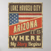 Lake Havasu City Arizona Poster (Vorne)