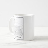 Lake Havasu City Map Kaffeetasse (Vorderseite Links)