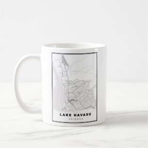 Lake Havasu City Map Kaffeetasse