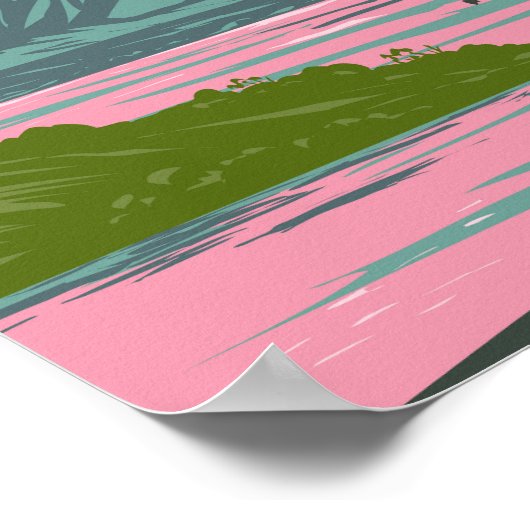 Lake Havasu Staat Park/Garten: Parco delle camelie Poster (Ecke)