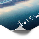 Lake Hawea Neuseeland Otago Reise Poster (Ecke)