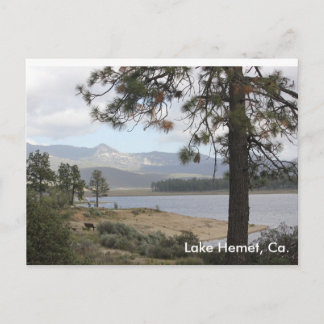 Lake Hemet, Kalifornien Postkarte