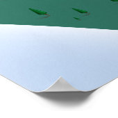 Lake Hillier Australian Map. Poster (Ecke)