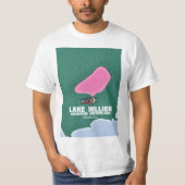 Lake Hillier Australian Map. T-Shirt (Vorderseite)