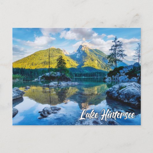 Lake Hintersee, Germany Postkarte (Vorderseite)
