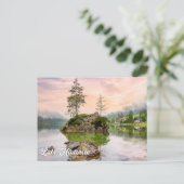 Lake Hintersee, Germany Postkarte (Stehend Vorderseite)