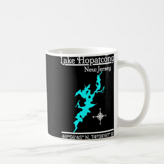 Lake Hopatcong - New Jersey Kaffeetasse (Rechts)