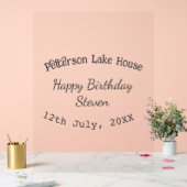 Lake House Befriedigung Geburtstag Hinzufügen Datu Acrylschild (Hochzeit)