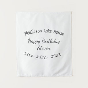 Lake House Befriedigung Geburtstag Hinzufügen Datu Wandteppich