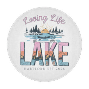 Lake House Custom Family Schneidebrett