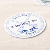 Lake House Drink Bier Hütte Flasche Untersetzer (Angewinkelt)