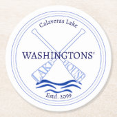 Lake House Drink Bier Hütte Flasche Untersetzer (Vorderseite)