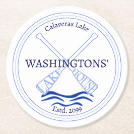 Lake House Drink Bier Hütte Flasche Untersetzer