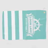 Lake House Family Golfhandtuch (Horizontal)