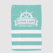 Lake House Family Golfhandtuch (Vorderseite)