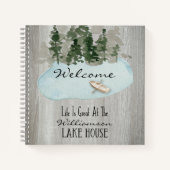 Lake House Guest Comments Vacation Rental Notebook Notizblock (Vorderseite)