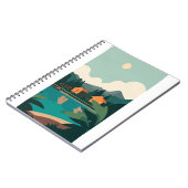 Lake House Landscape Notizblock (Linke Seite)