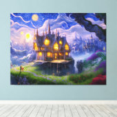 Lake House Leinwanddruck (Insitu (Holzboden))