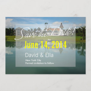 Lake House mit Dock Ankündigung Datum freihalten