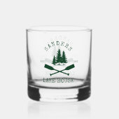 Lake House Nautical Boat oars Whiskyglas (Vorderseite)