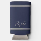 Lake House Nautical Navy Bachelorette Bride Selters Dosenkühler (Rückseite)