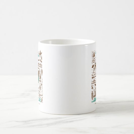 Lake House Pattern Kaffeetasse (Mittel)