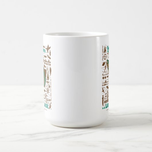Lake House Pattern Kaffeetasse (Mittel)