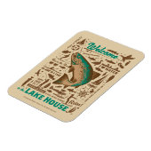 Lake House Pattern Magnet (Linke Seite)
