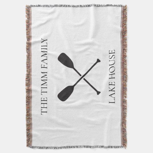 Lake House Personalisiert Decke (Vorderseite Vertikal)