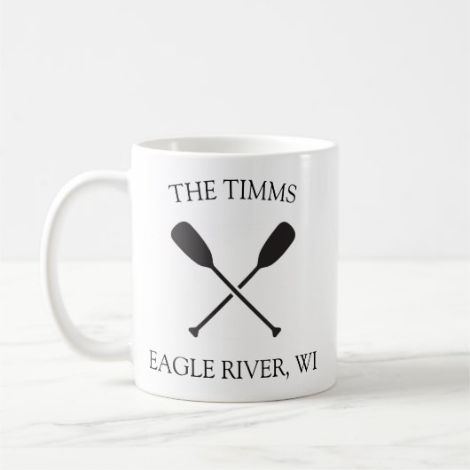 Lake House Personalisiert Kaffeetasse (Links)