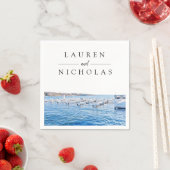 Lake House Personalisiert Wedding Napkins Serviette (Beispiel)