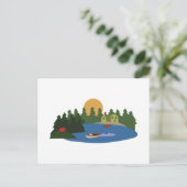 Lake House Postkarte (Stehend Vorderseite)