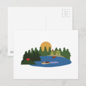 Lake House Postkarte (Vorne/Hinten)