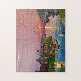 Lake House Retreat | Landschaftliche Landschaft Puzzle