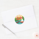 Lake House Round Stickers (Umschlag)