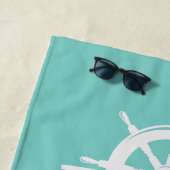 Lake House-Ruderboot Strandtuch (Beispiel)