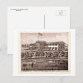 Lake House, Spring Lake, NJ 1878 Vintag Postkarte (Vorne/Hinten)