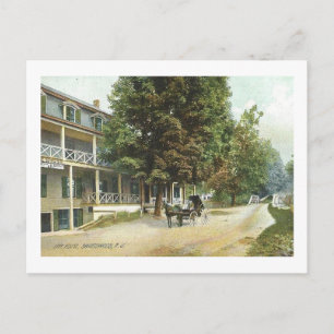 Lake House, Swartswood, New Jersey Vintag Postkarte