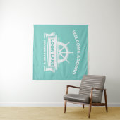 Lake House Vacation Family Wandteppich (Beispiel (Horizontal))