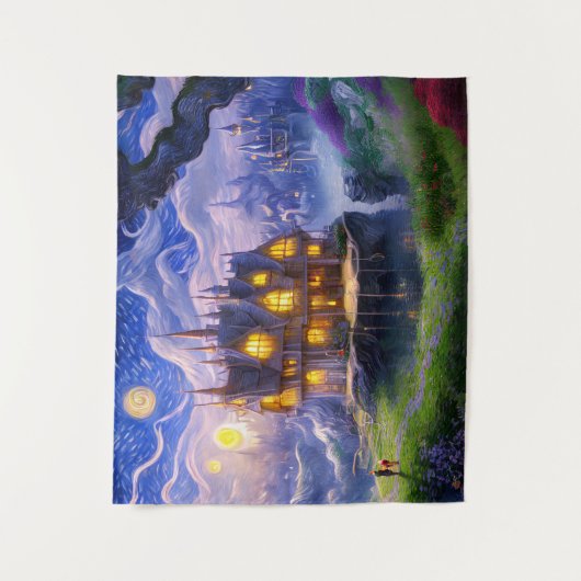 Lake House Wandteppich (Vorderseite)