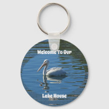 Lake House Welcome Pelican Wild Bird Zuhause Guest