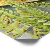 Lake House Willkommen Personalisierter Familiennam Poster (Ecke)