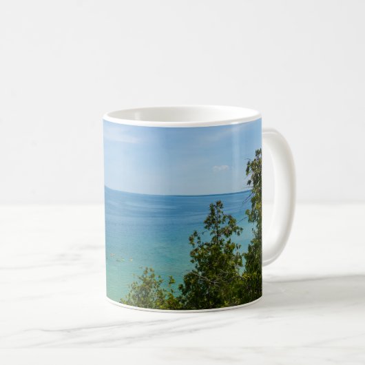 Lake Huron Aussicht Kaffeetasse (VorderseiteRechts)
